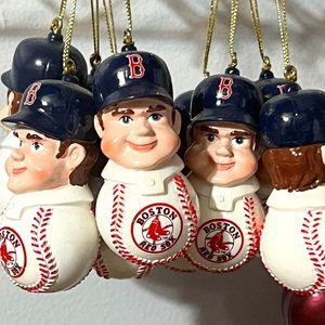 5 pc MLB Boston Red Sox baseball player collectible figurines man cave